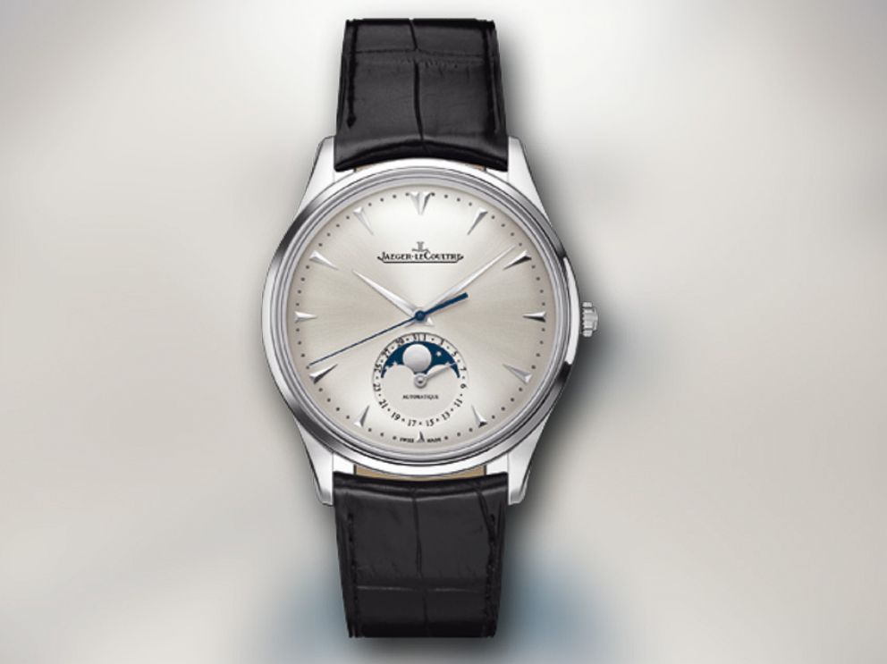 PHOTO: Pictured is the Jaeger-LeCoultre Master Ultra Thin Moon 39, which retails for $10,100.
