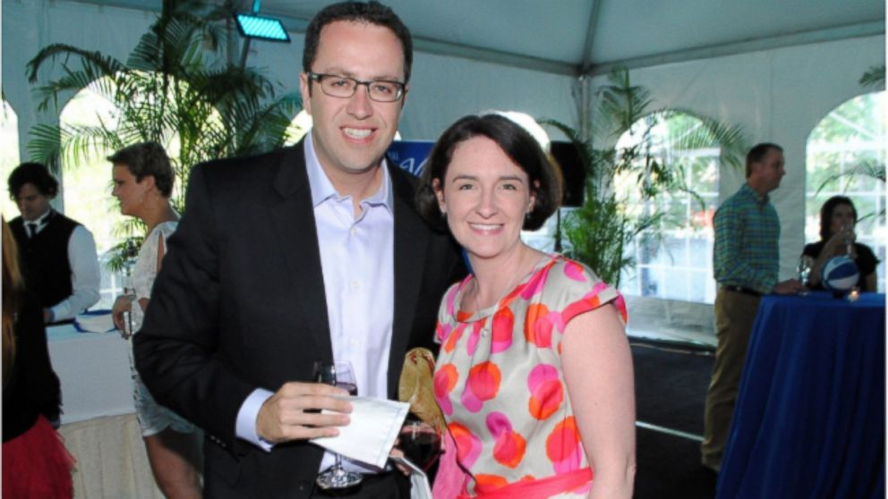 PHOTO:Jared Fogle and his wife, Katie, appear at an event in this undated file photo.  