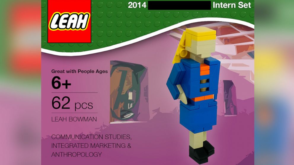 College student Leah Bowman created a Lego job application that has gone viral online.
