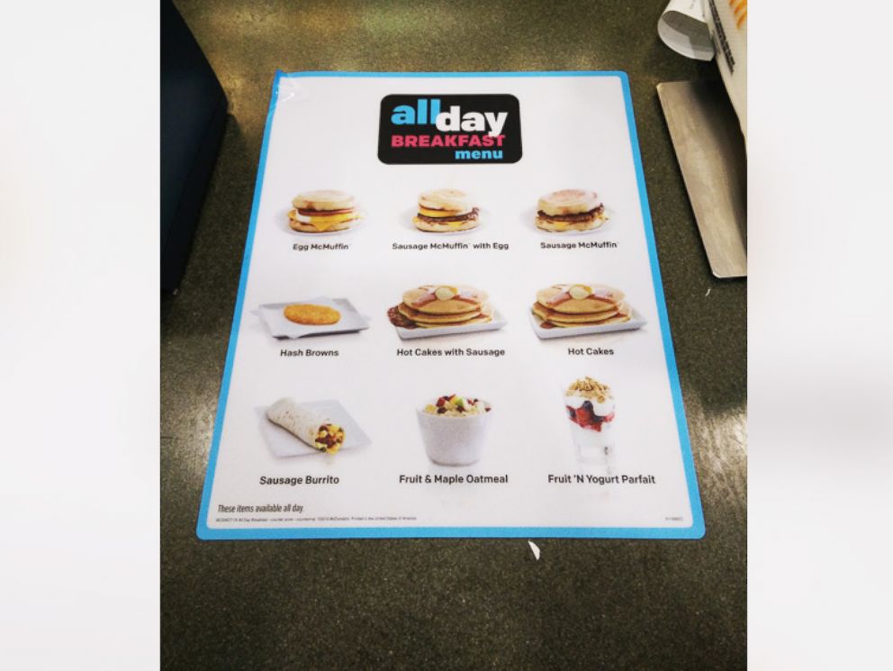 McDonald's Breakfast What You Can't Get on AllDay Menu ABC News