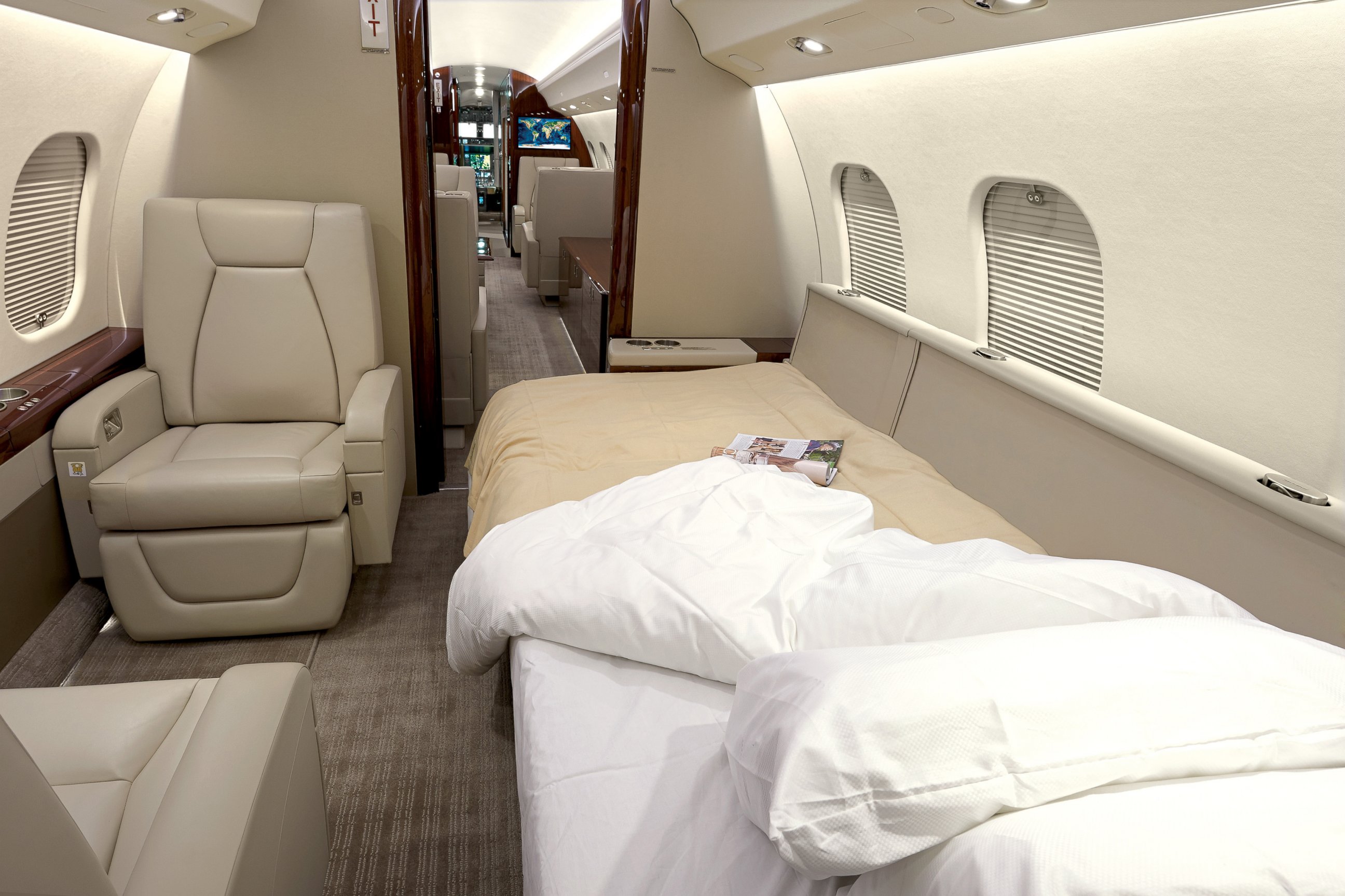 PHOTO: A Global 6000 interior is pictured. 
