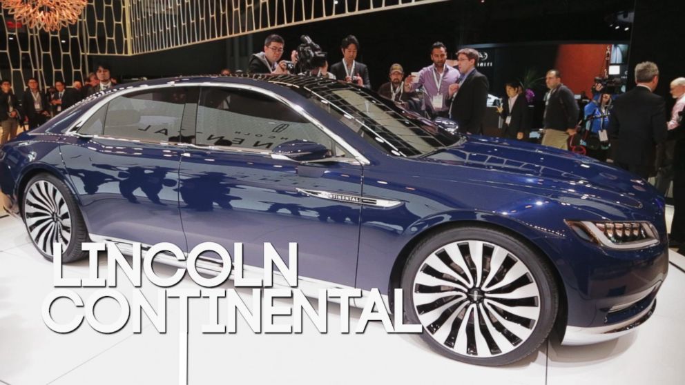 PHOTO: The Lincoln Continental at the New York Auto Show 2015.