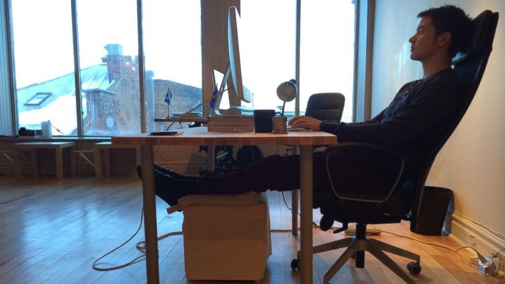 Crew founder Mikael Cho explains why he killed his standing desk in favor of a more relaxed work station.