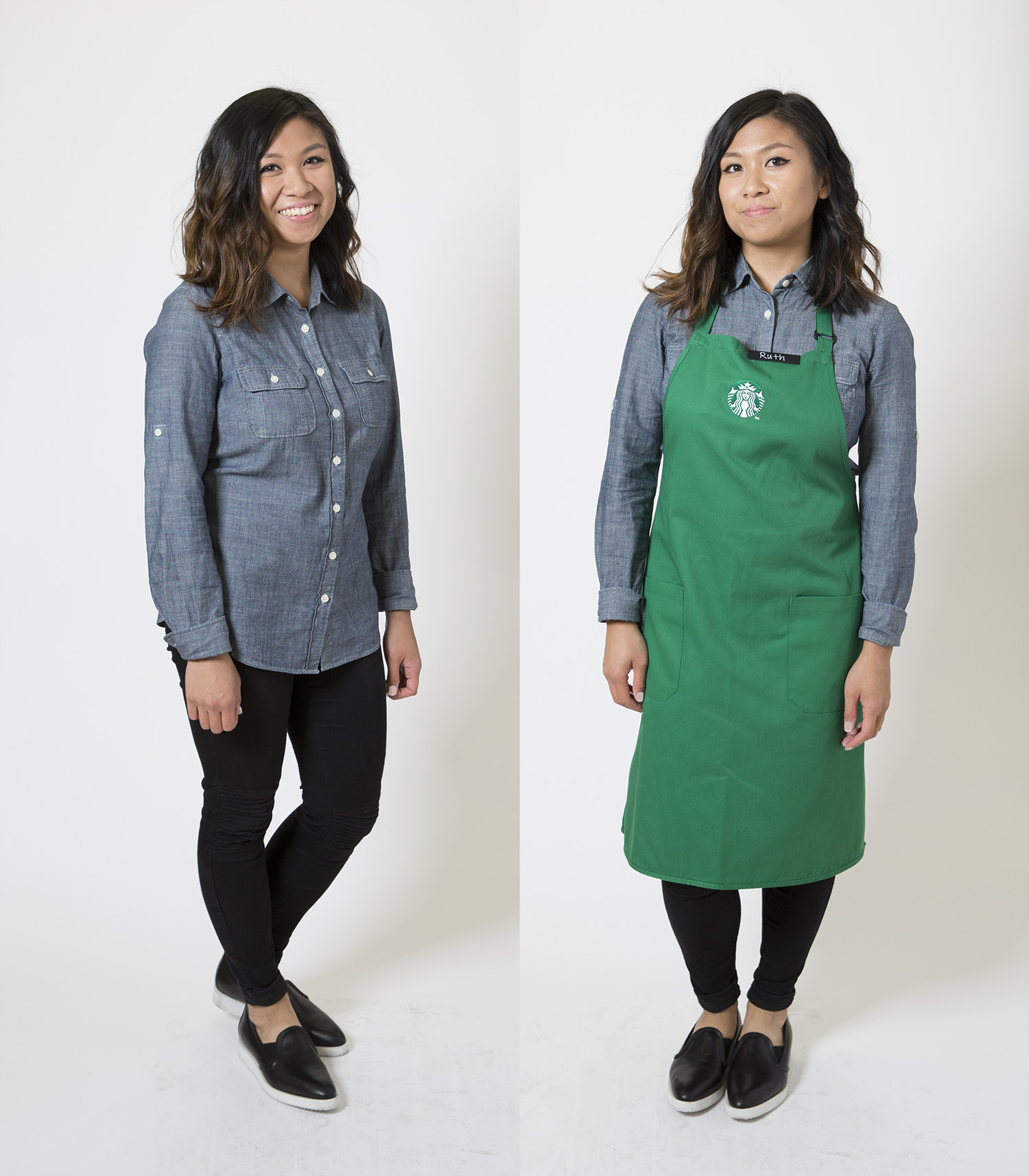 PHOTO: Starbucks reveals new dress code for employees. 
