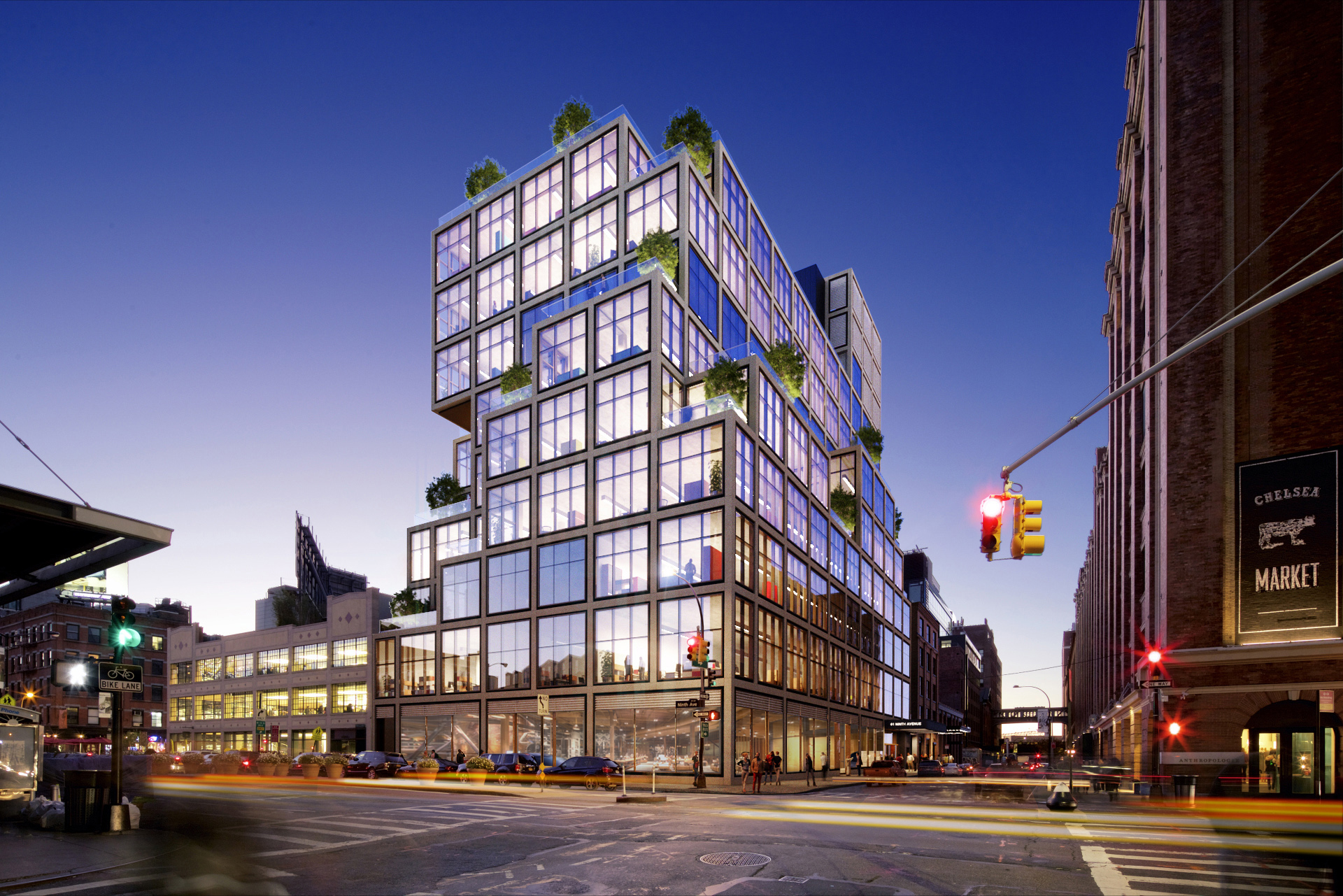 PHOTO: Rendering of Rafael Viñoly's Chelsea Building that will house the world's largest Starbucks.