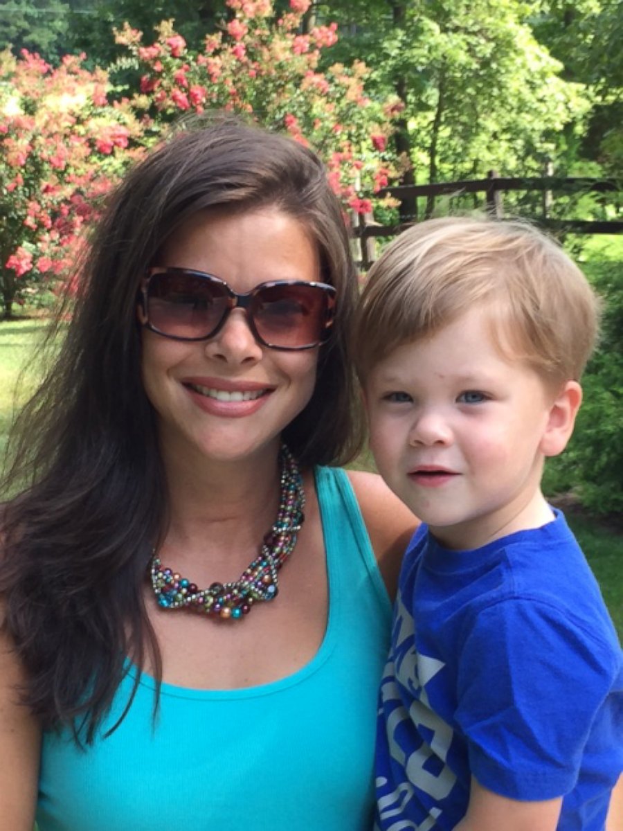 PHOTO: Melissa Wistehuff and her son Ian from Raleigh, North Carolina. 
