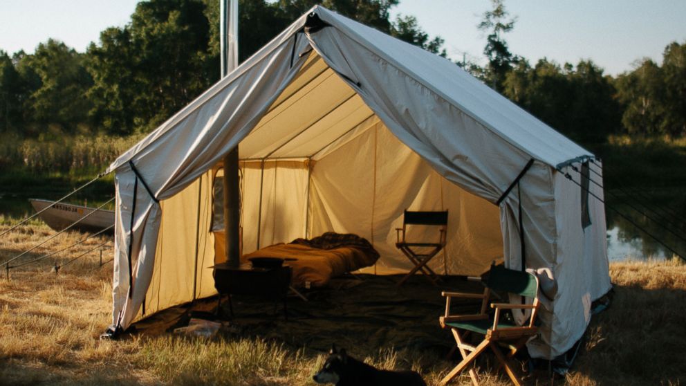PHOTO: The canvas tent is pictured.