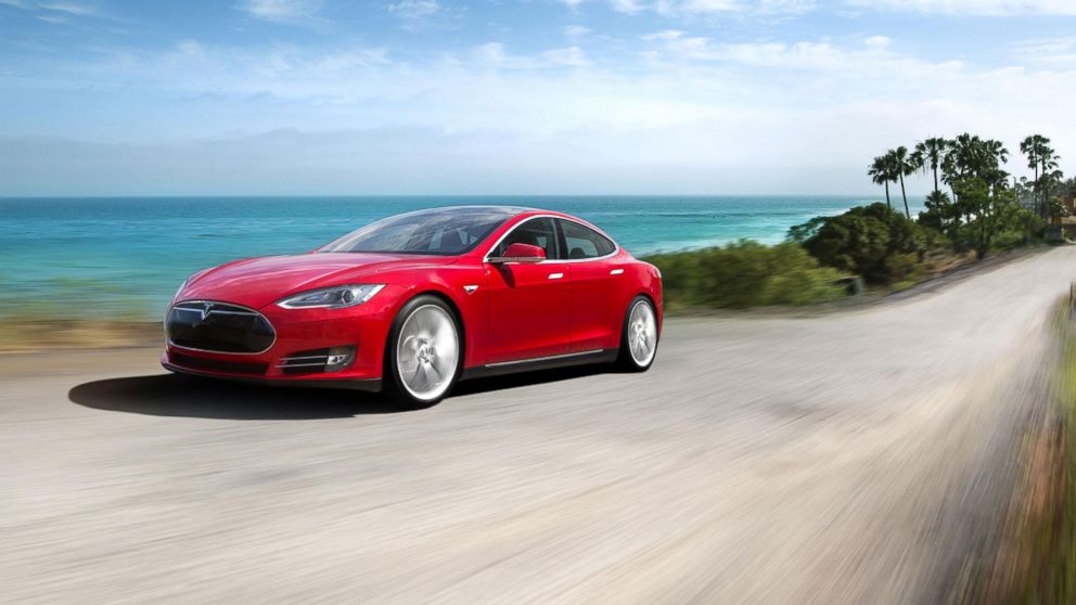 Pictured is a Tesla Model S. 