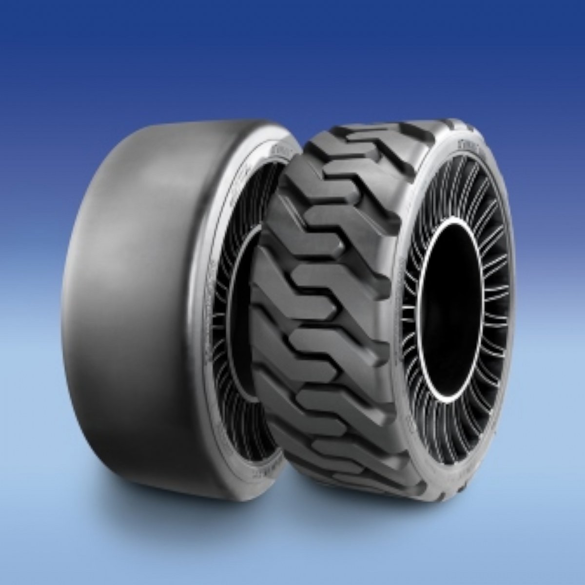 PHOTO: Michelin North America is introducing the first airless tire to the market, the "Tweel."