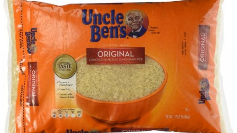 A product image of a bag of 'Uncle Ben's' Brown Rice.