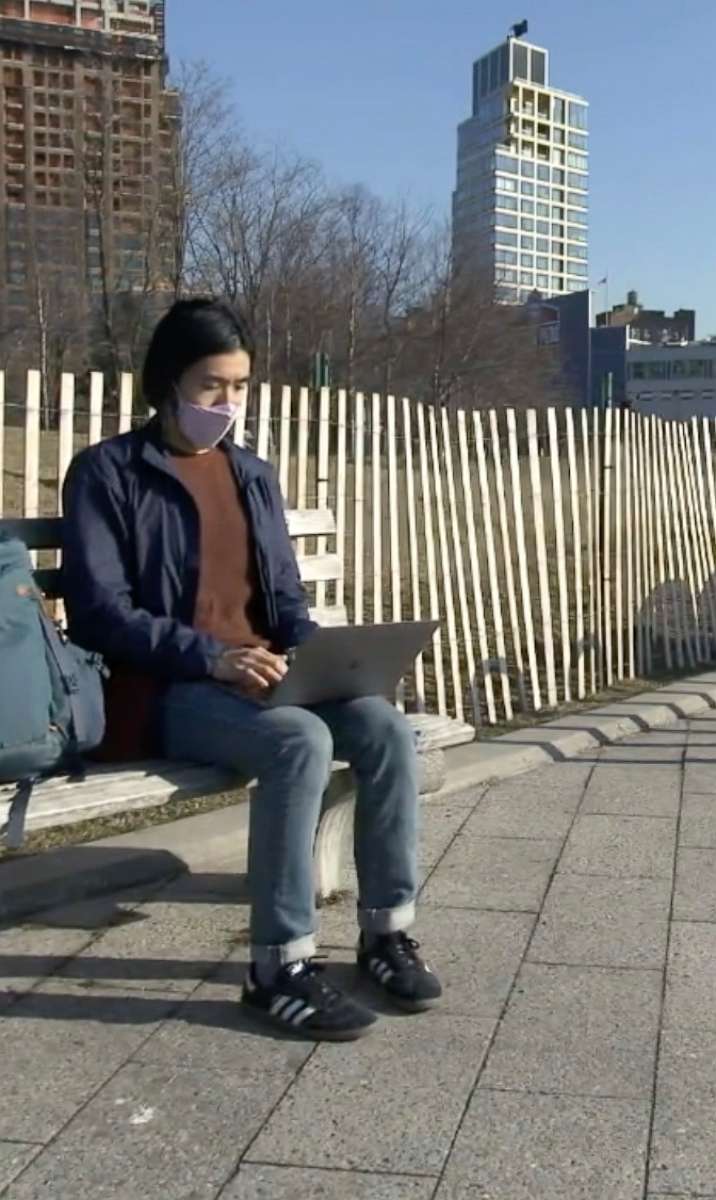 PHOTO: Huge Ma, who created a site to help people make vaccine appointments, speaks out about anti-Asian racism in an interview with ABC News Live.