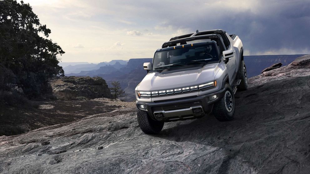 Hummer electric pickup truck unveiled