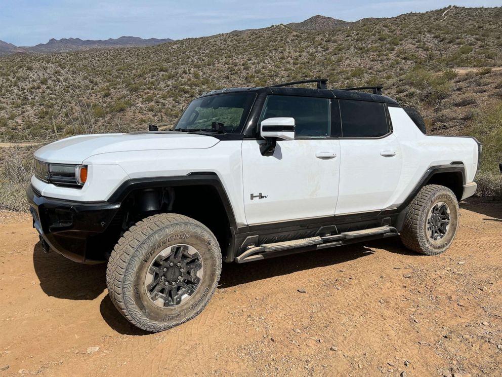 PHOTO: Edition 1 of the 2022 GMC Hummer EV pickup, starting price $112,595, sold out within 10 minutes, the company said. 