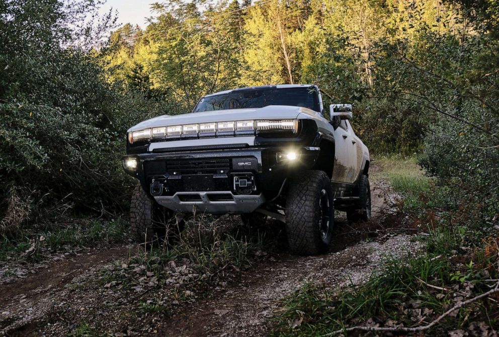 PHOTO: The Hummer EV's engineers tested the truck's off-roading capabilities in Moah, Utab, and on the famous Rubicon Trail.