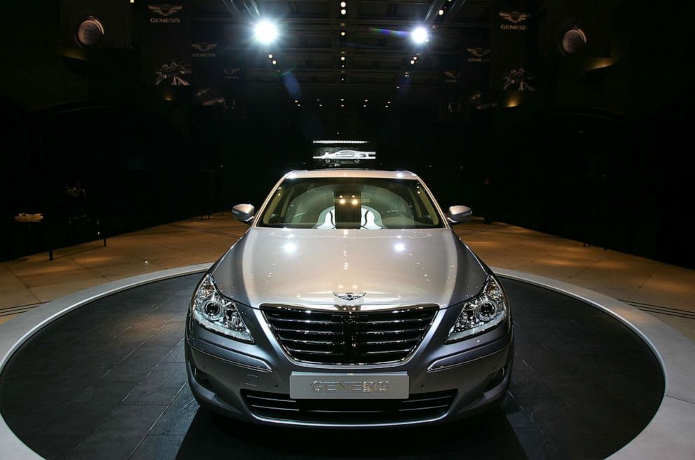 PHOTO: Hyundai Motor's "Genesis" is seen during its unveiling on Jan. 8, 2007, in Seoul, South Korea.