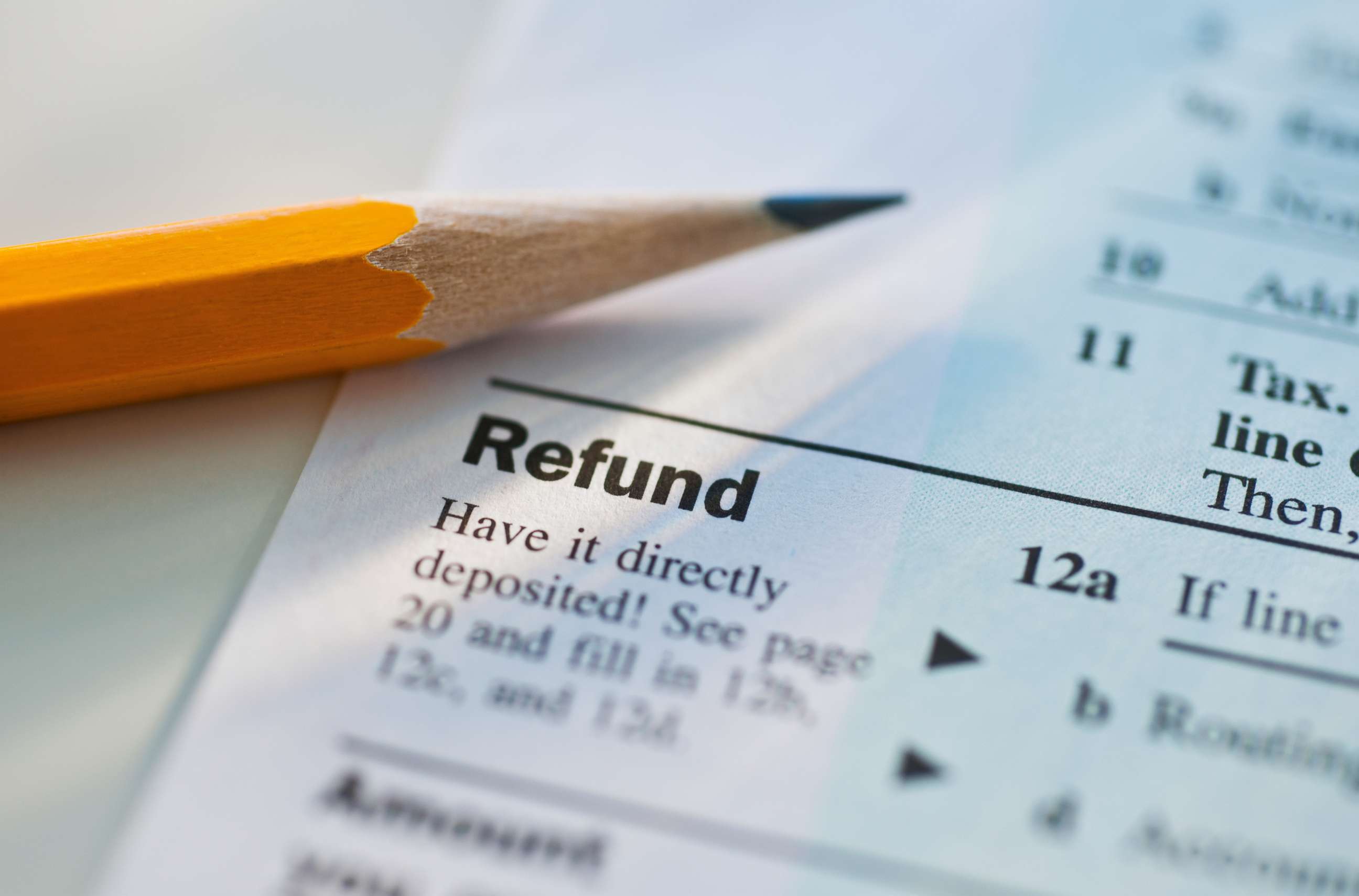 PHOTO: A tax form and pencil are pictured in this undated stock photo.