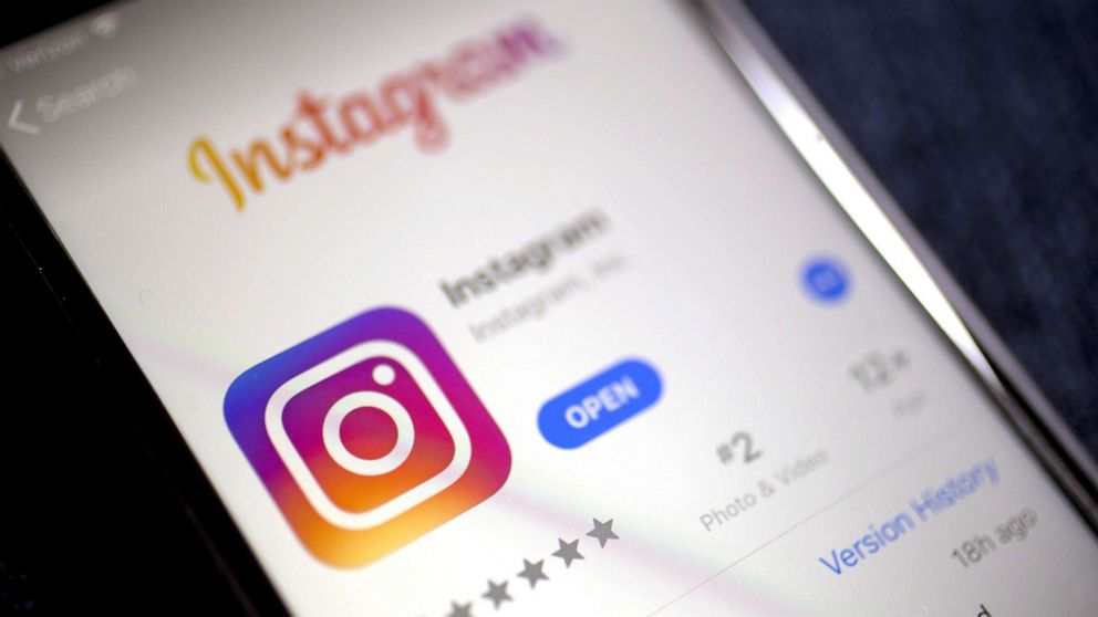 Facebook Inc.s Instagram application is displayed in the App Store on an iPhone in in Arlington, Va., April 29, 2019.