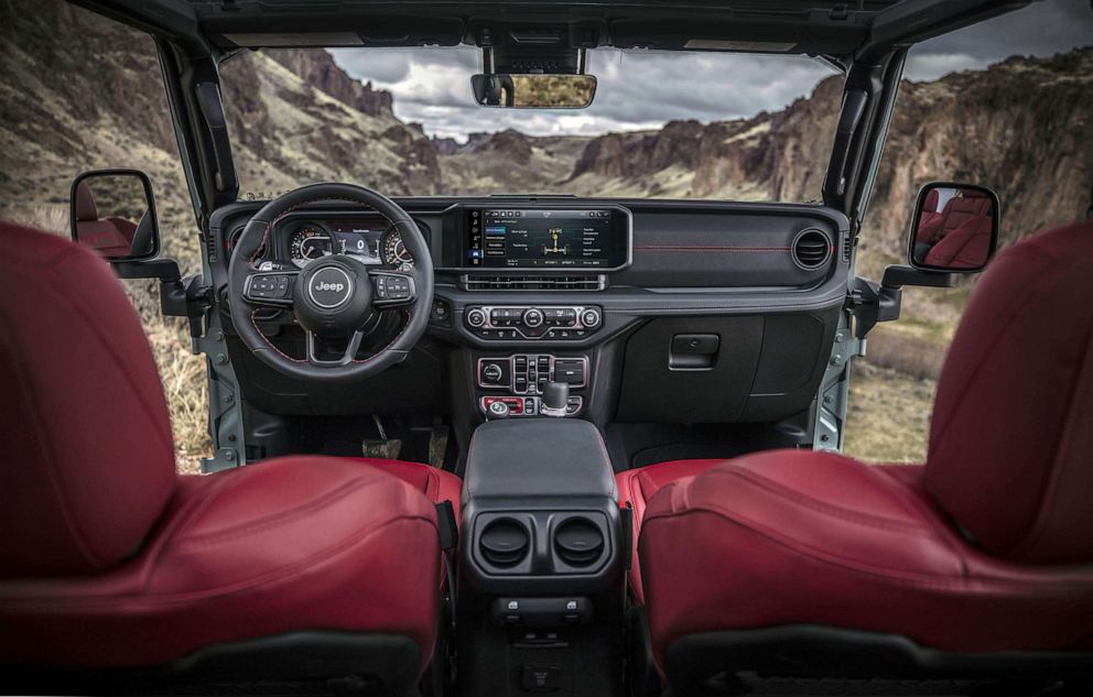 PHOTO: The 2024 Jeep Wrangler Rubicon 392 comes with 12-way power adjustable front seats and an all-new instrument panel featuring a 12.3-inch touchscreen.