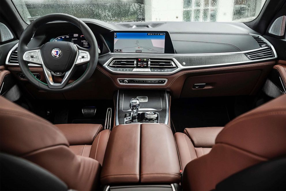 PHOTO: The interior of the XB7. Alpina's handcrafted finishes are seen throughout the cabin.
