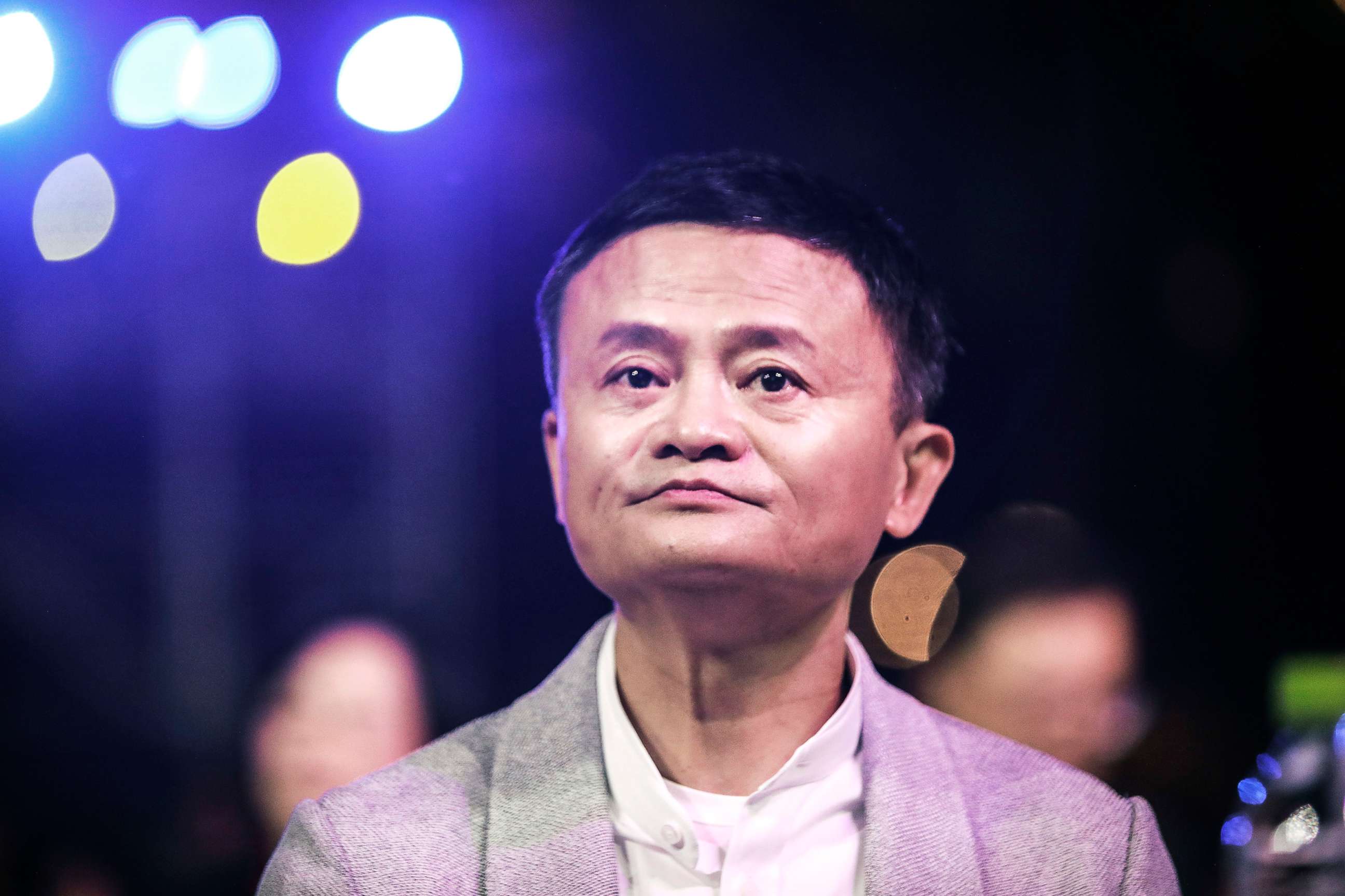 PHOTO: Founder of Alibaba Group Jack Ma presents at the 'Ma Yun Rural Teachers and Headmasters Prize' awards show on Jan. 6th, 2020 in Sanya, China.