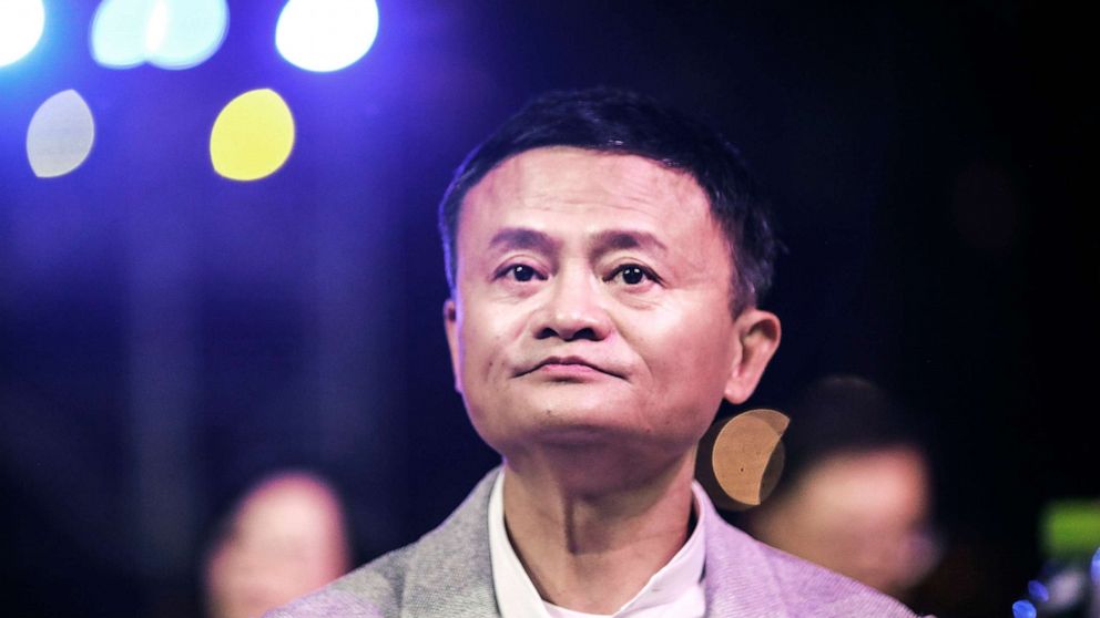 PHOTO: Founder of Alibaba Group Jack Ma presents at the 'Ma Yun Rural Teachers and Headmasters Prize' awards show on Jan. 6th, 2020 in Sanya, China.