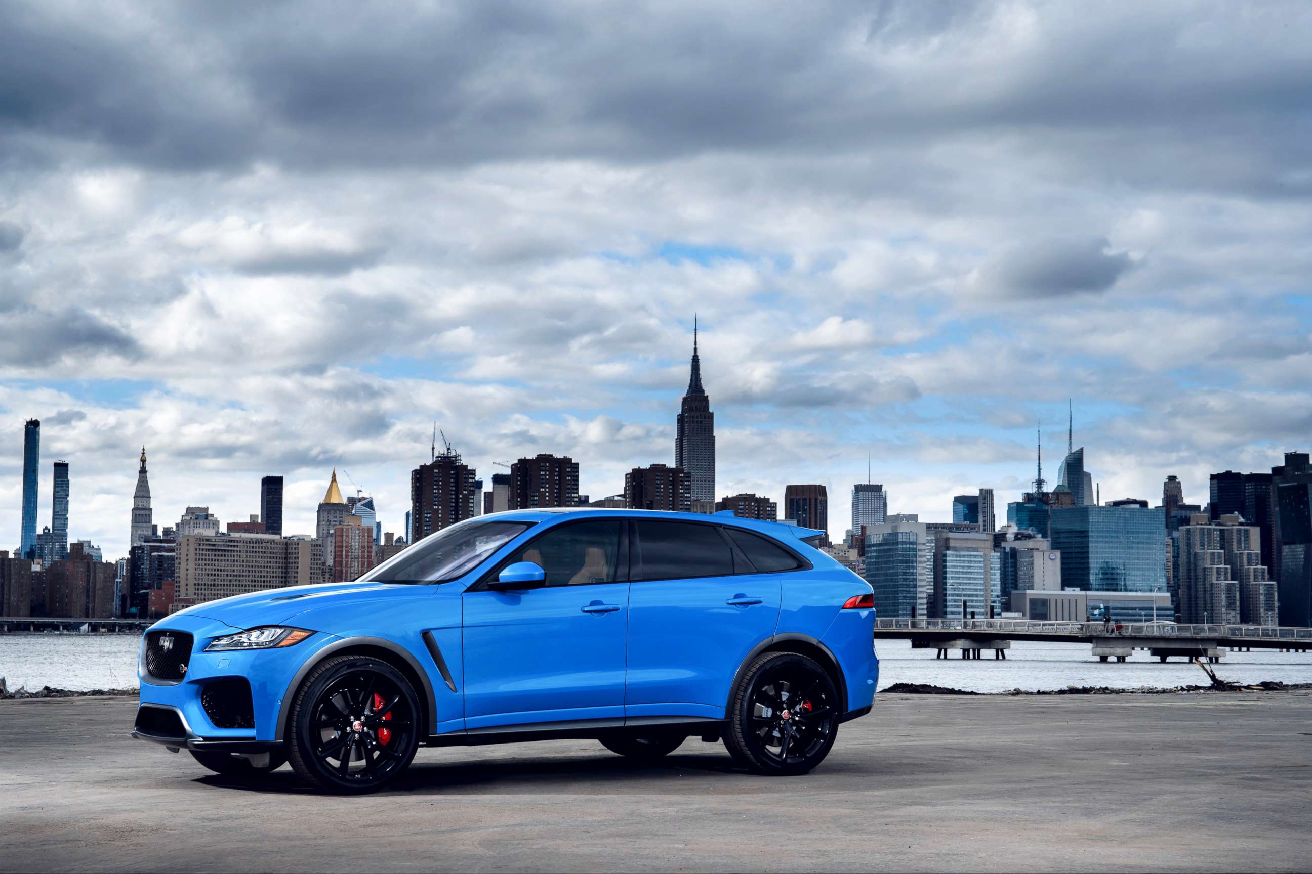 PHOTO: The Jaguar F-PACE SVR boasts a supercharged 5.0-liter V8 engine that has a top speed of 176 mph.