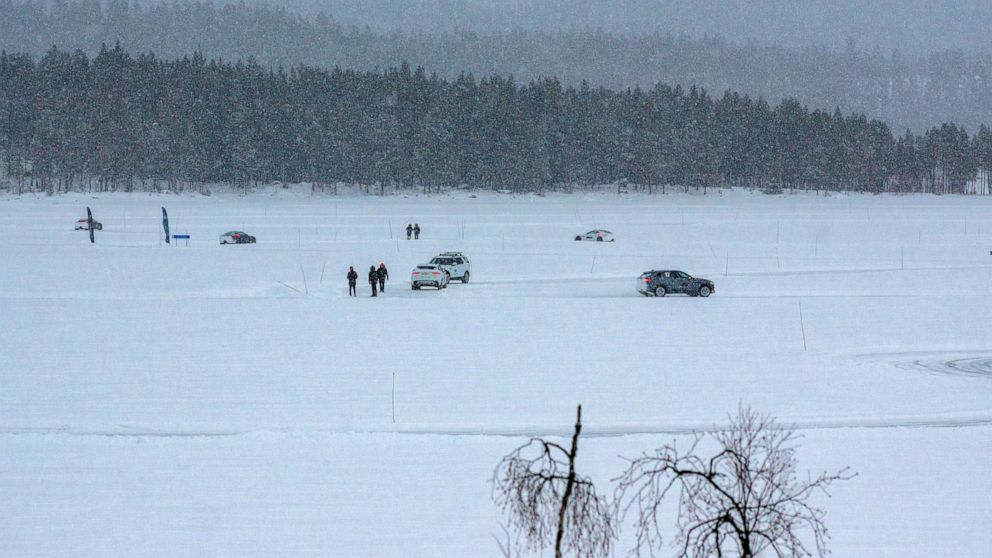 PHOTO: Jaguar Land Rover hosts its Ice Academy every January-March in Arjeplog, Sweden.