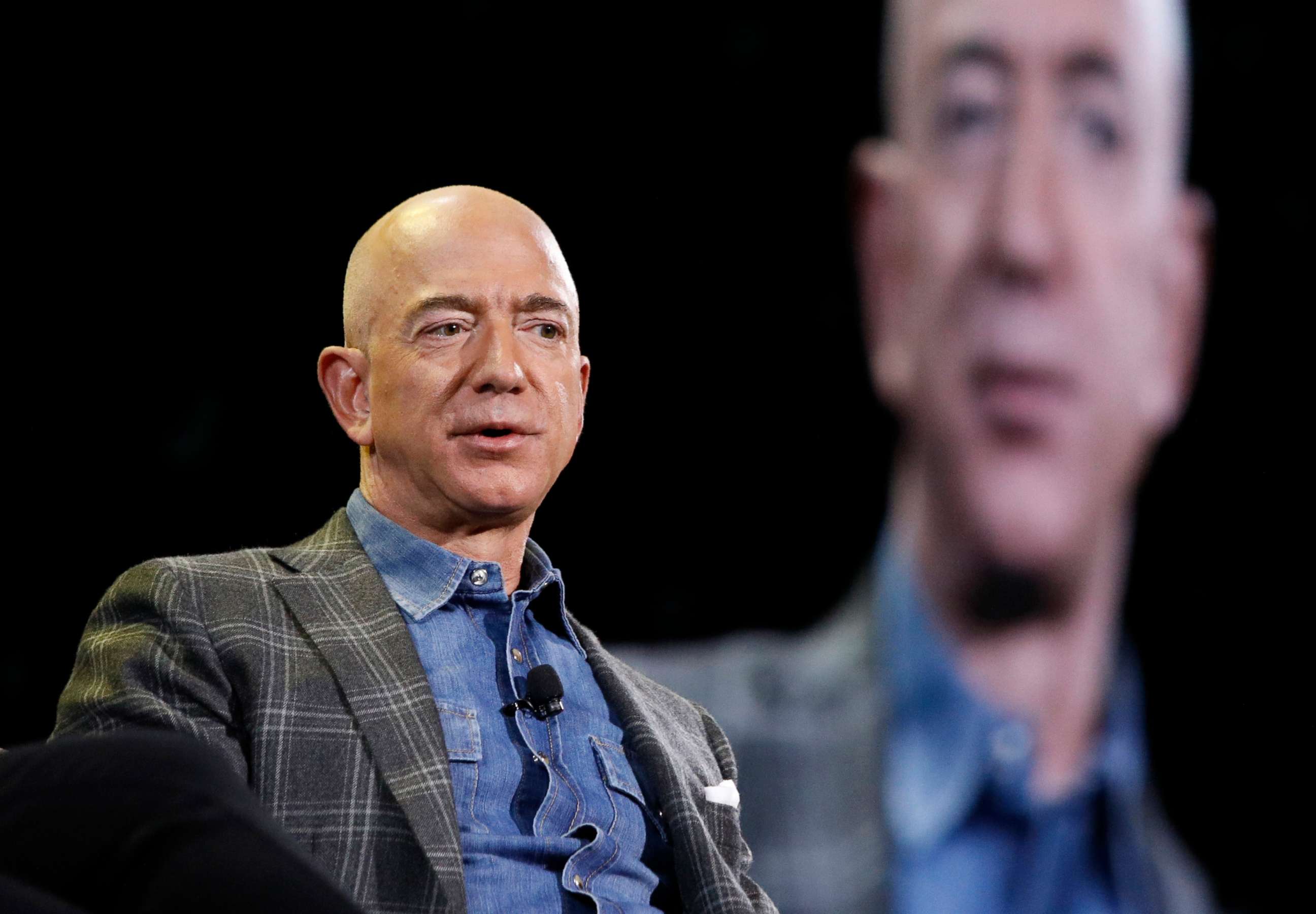 PHOTO: Amazon CEO Jeff Bezos speaks at the the Amazon re:MARS convention in Las Vegas, June 6, 2019.