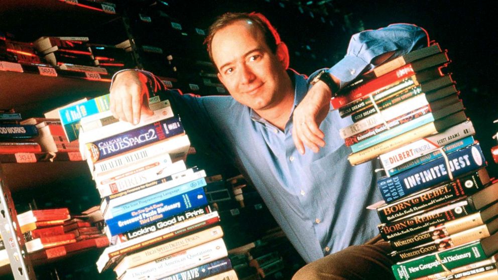 PHOTO: Jeff Bezos, Founder & CEO of Amazon.com is pictured on Jan. 1, 1997, In Seattle.
