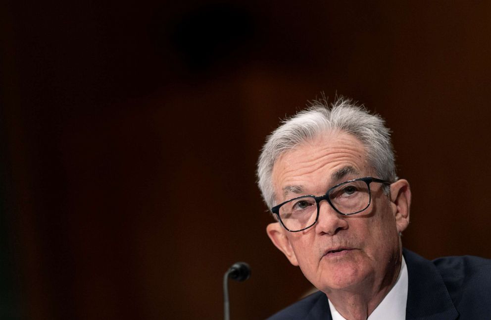 PHOTO: Jerome Powell, chairman of the Federal Reserve, during a Senate Banking, Housing and Urban Affairs Committee hearing in Washington on June 22, 2023.