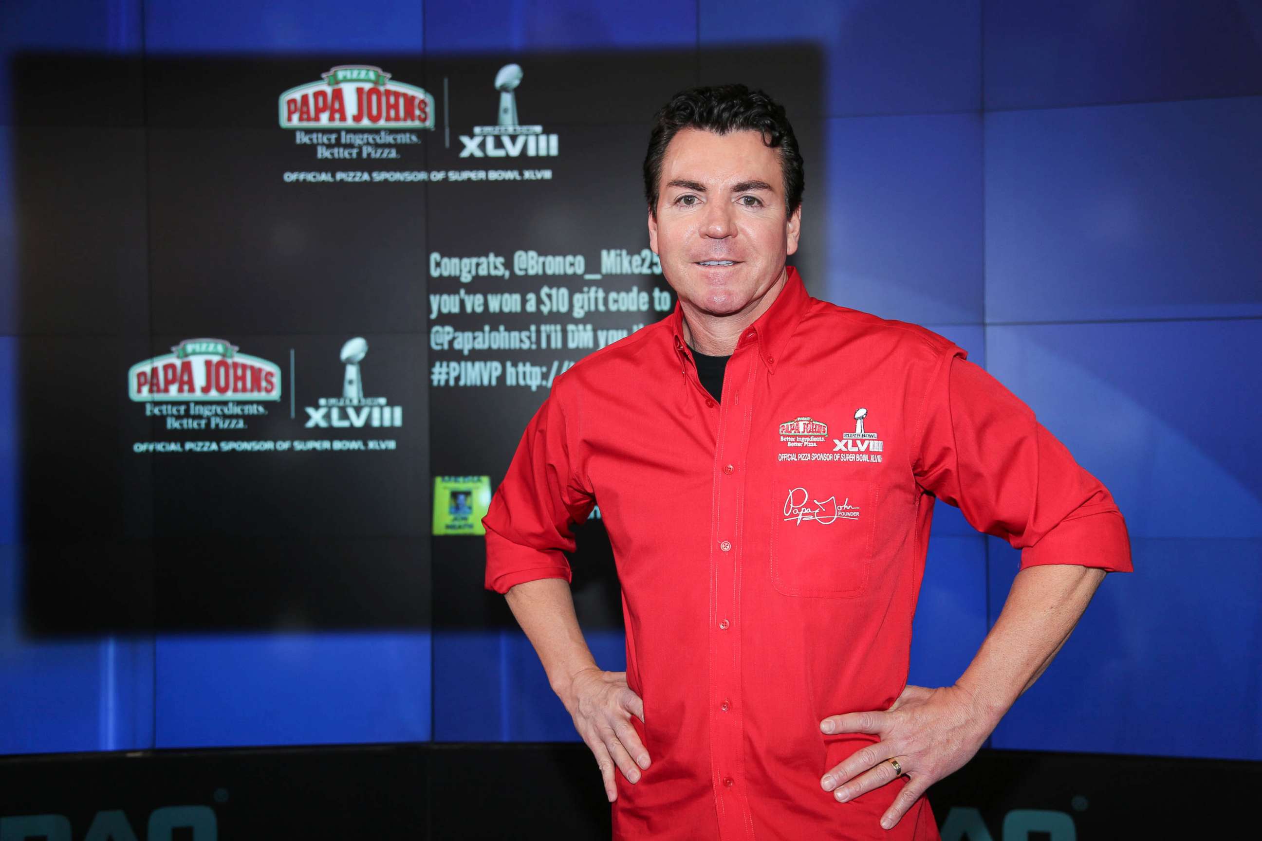 PHOTO: Papa John's founder John Schnatter resigned from his position as chairman of the pizza chain's board late Wednesday. 