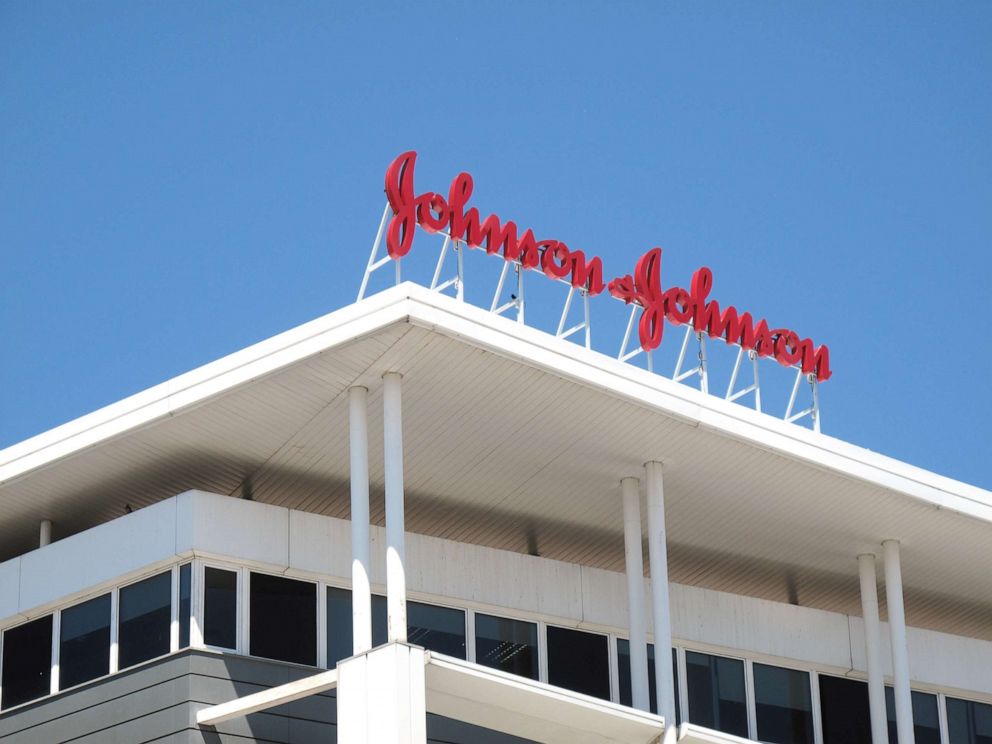 PHOTO: A building of the company Johnson and Johnson in Madrid, June 03, 2013.