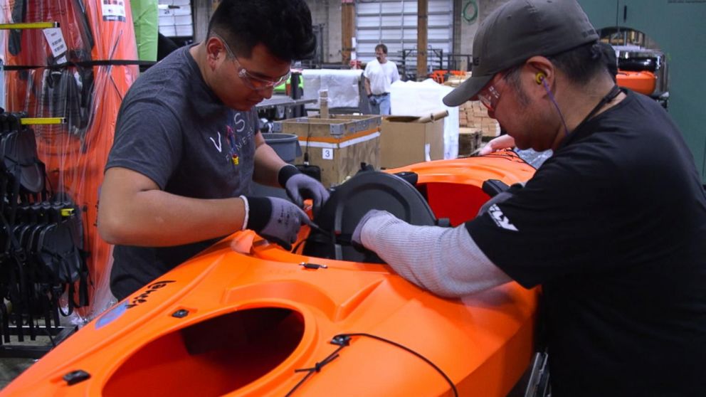 Lifetime Products announced its &ldquo;latest and greatest&rdquo; product: kayaks The company exports its products to 100 countries and has around 2,200 workers in the US. 