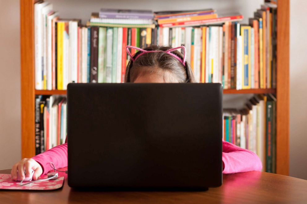 PHOTO: A student distance learning. 