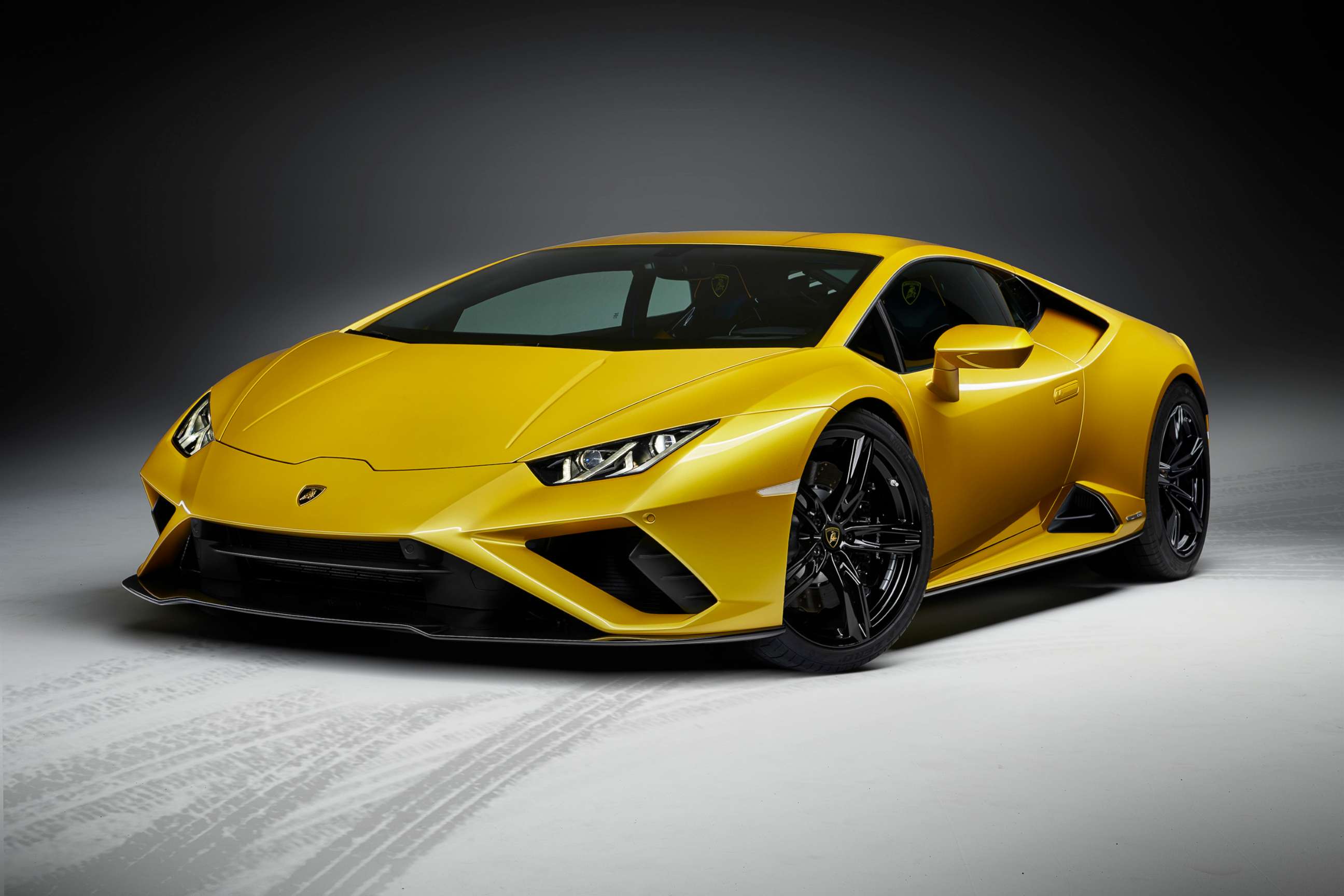 PHOTO: The naturally aspirated V10 engine in the Huracan EVO Rear-Wheel Drive (RWD) produces 610 horsepower.
