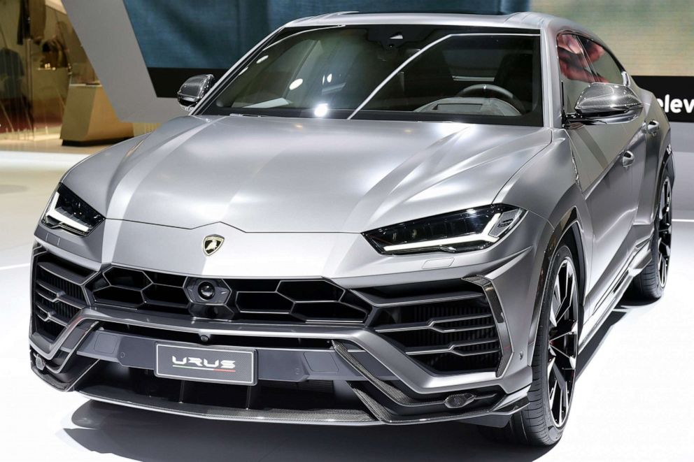 PHOTO: Super SUV Lamborghini Urus is pictured at the Geneva International Automobiles Show, March 6, 2019.