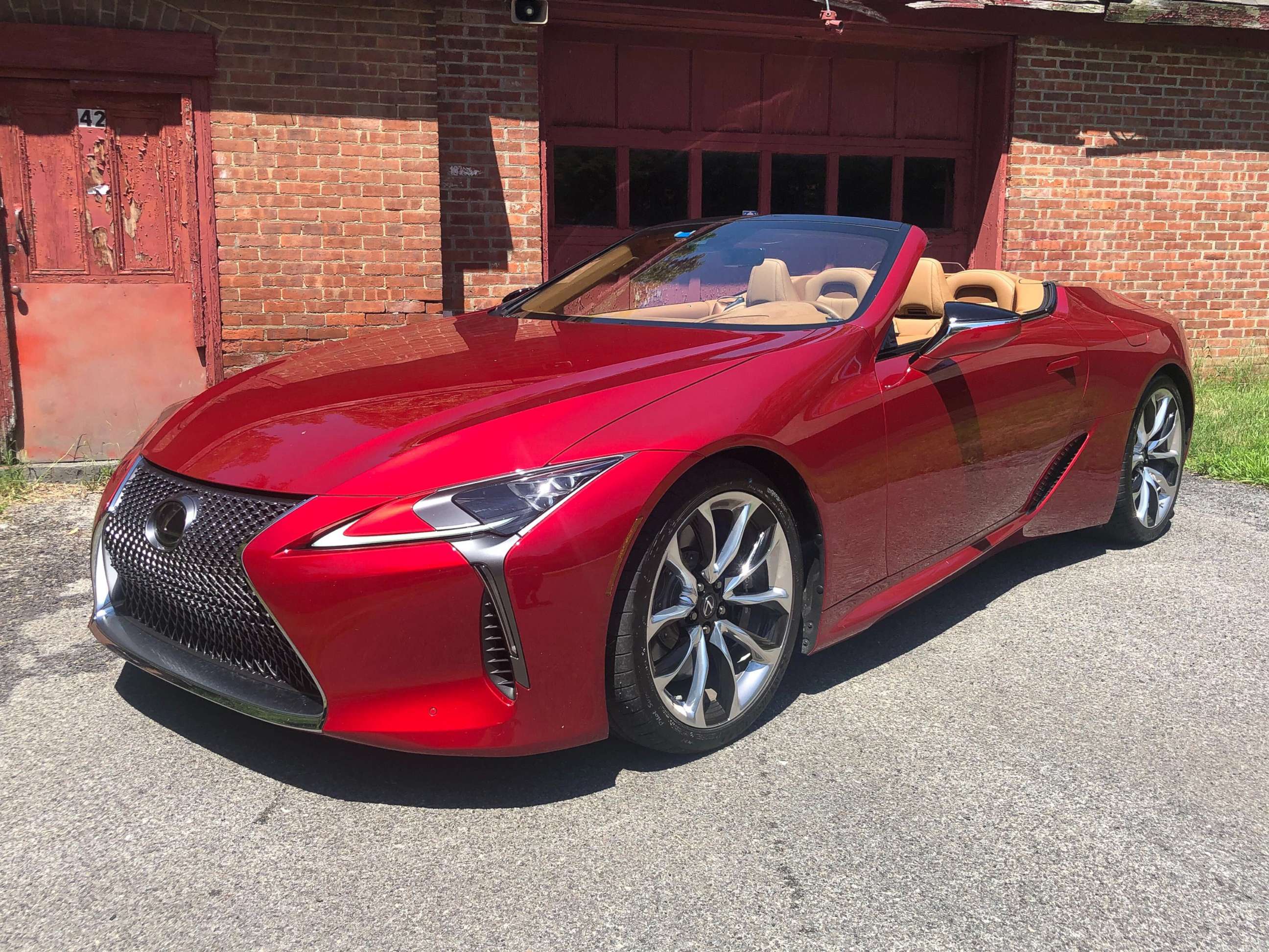 PHOTO: The LC 500 convertible, a performance luxury car from Lexus, went on sale in July 2020.