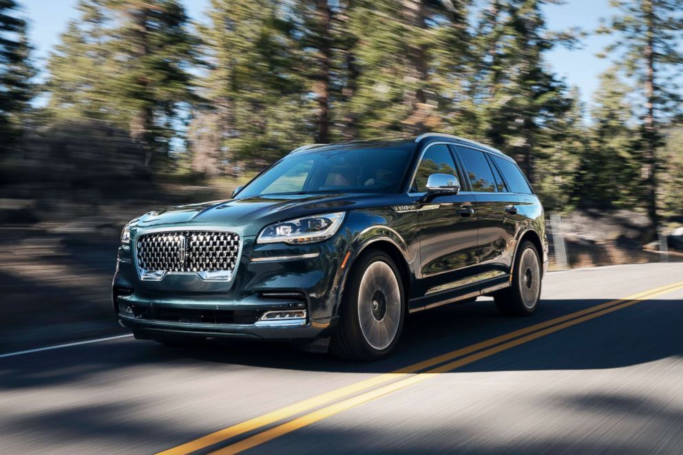 PHOTO: The 2020 Lincoln Aviator, which debuted at the L.A. Auto Show last November, has a starting price of $51,100. The 3.0-liter twin-turbo V6 engine boasts 400 horsepower.