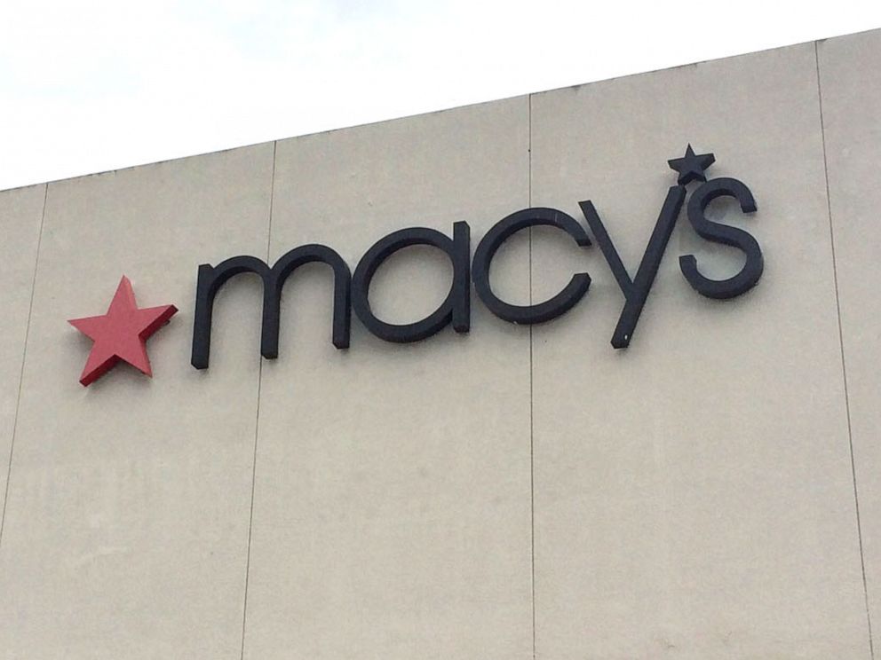 PHOTO:A Macy's storefront sign.