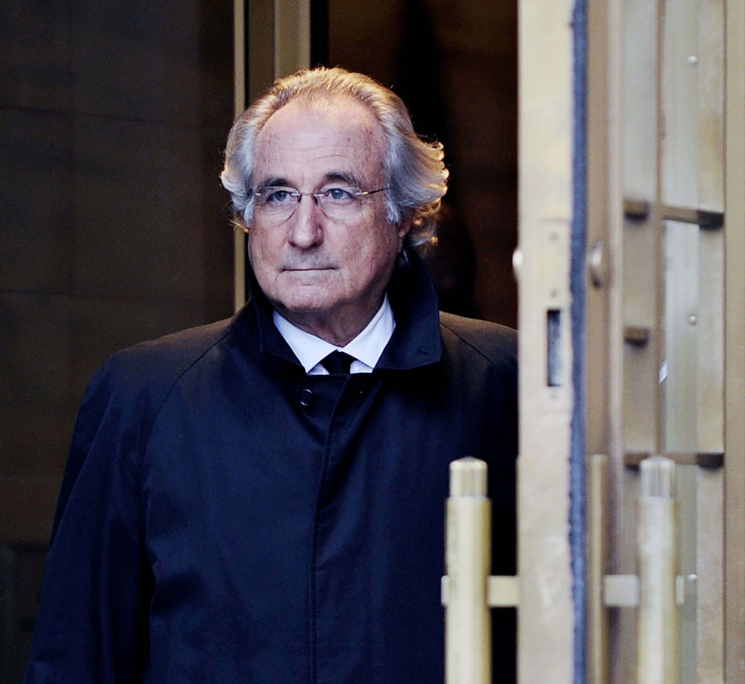 PHOTO: Bernard Madoff leaves US Federal Court after a hearing regarding his bail on Jan. 14, 2009 in N.Y.