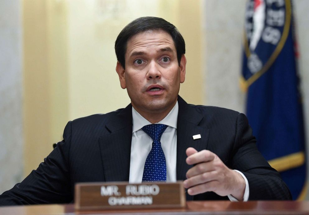 PHOTO: Senator Marco Rubio speaks at the Senate Small Business and Entrepreneurship Hearings to examine implementation of Title I of the CARES Act on Capitol Hill in Washington, DC, June 10, 2020.