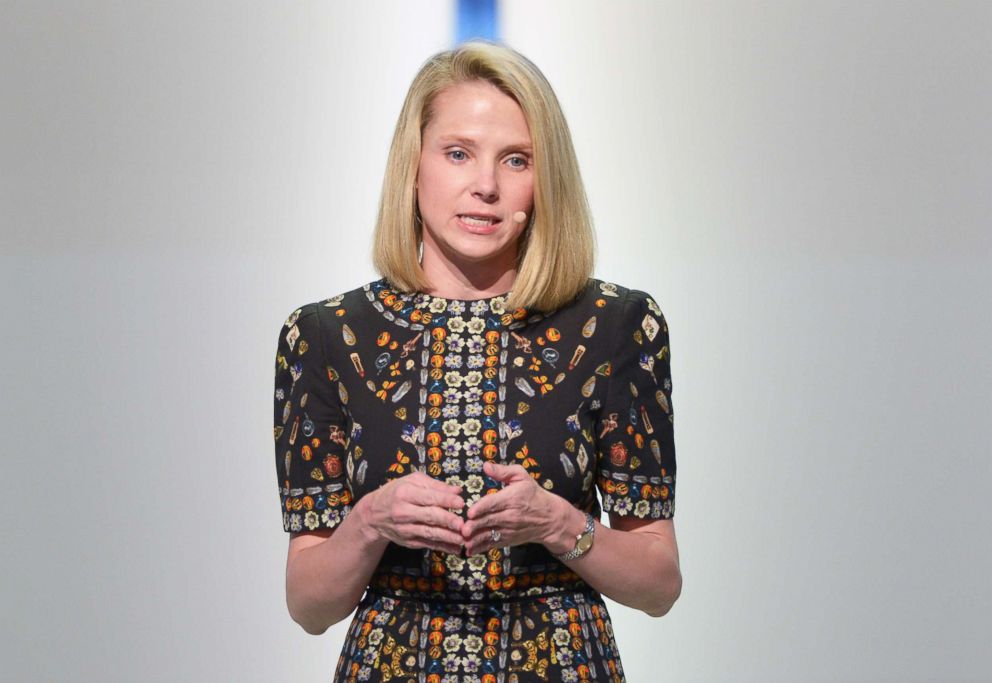 PHOTO: Marissa Mayer speaks onstage at Glamour Women Of The Year 2016 LIVE Summit at NeueHouse Hollywood on Nov. 14, 2016, in Los Angeles. 