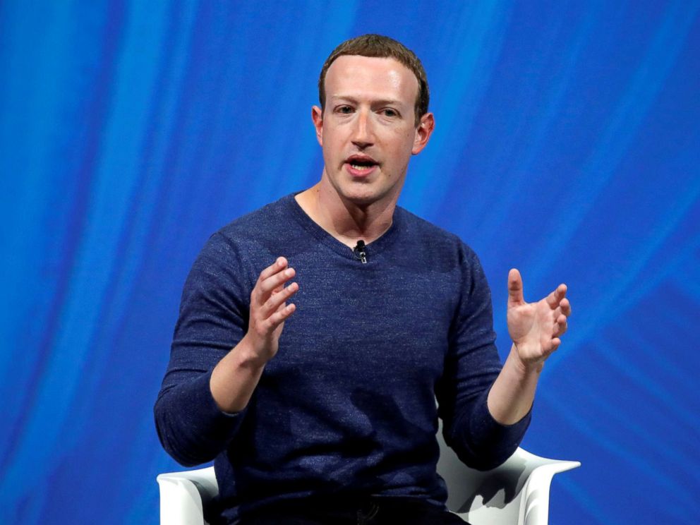 PHOTO:Facebooks founder and CEO Mark Zuckerberg speaks at an event in Paris, May 24, 2018.