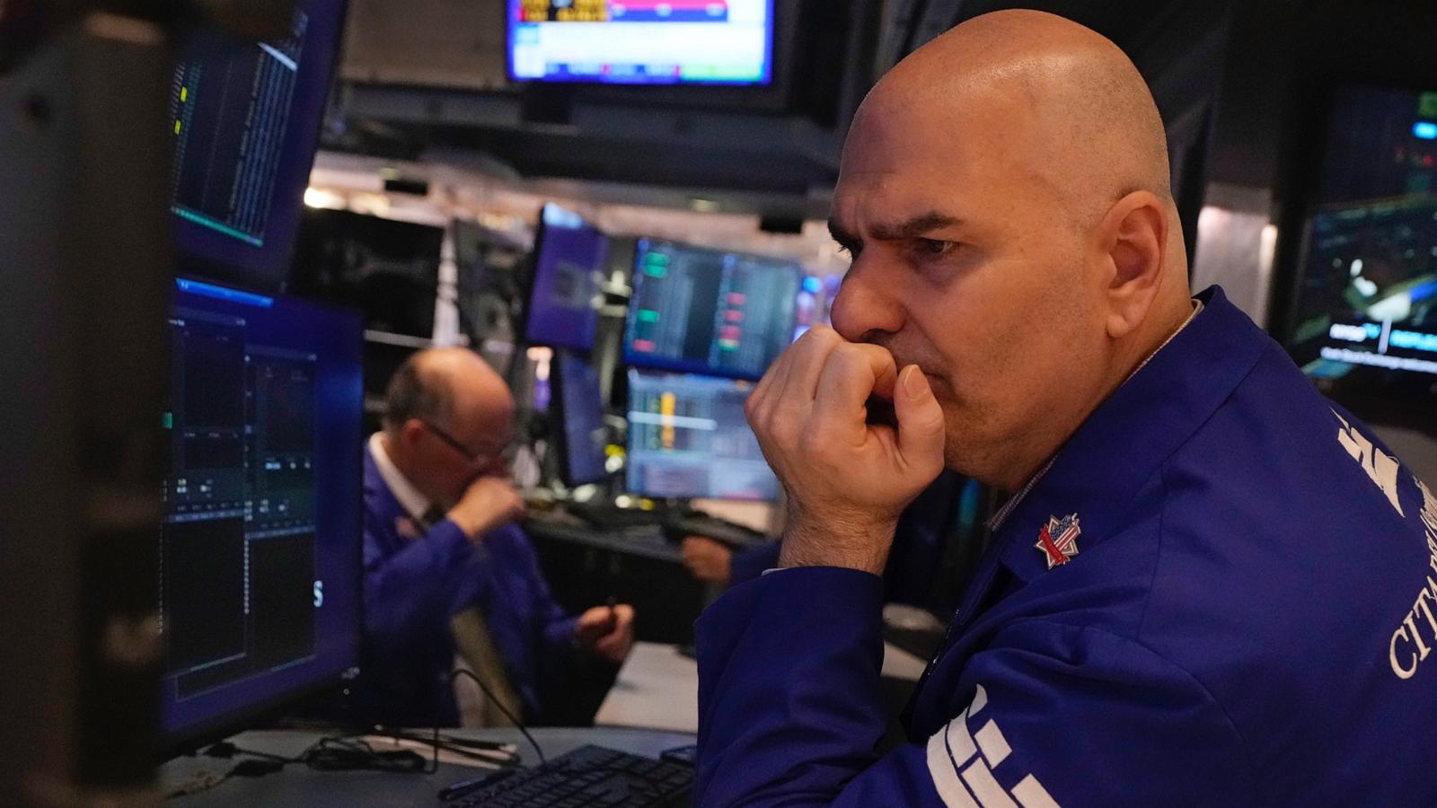 Stock market teeters amid trade war, recession fears