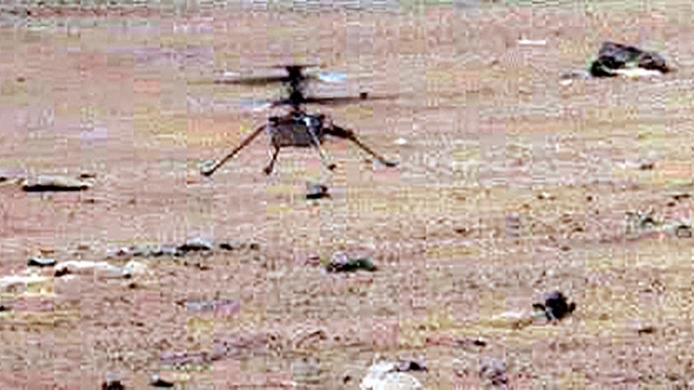 NASA flies drone on Mars for first time