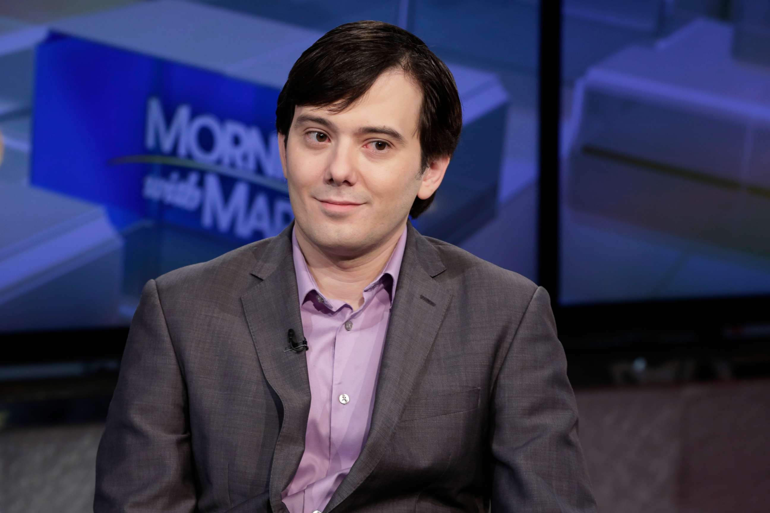 PHOTO: In this file photo, Martin Shkreli is interviewed on the Fox Business Network, in New York, Aug. 15, 2017.