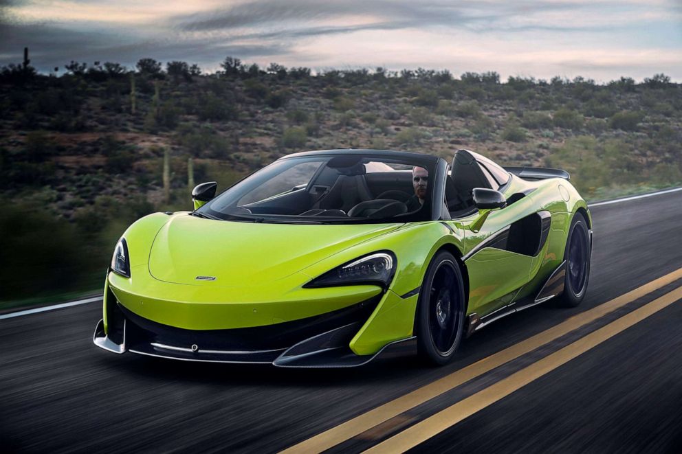 PHOTO: A McLaren 600LT Spider. Lewis is in charge of developing "a look and feel strategy" across the company's different models.