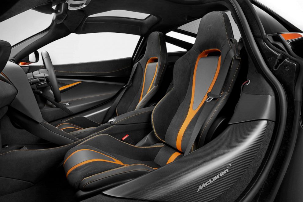 PHOTO: The interior of a McLaren 720S.