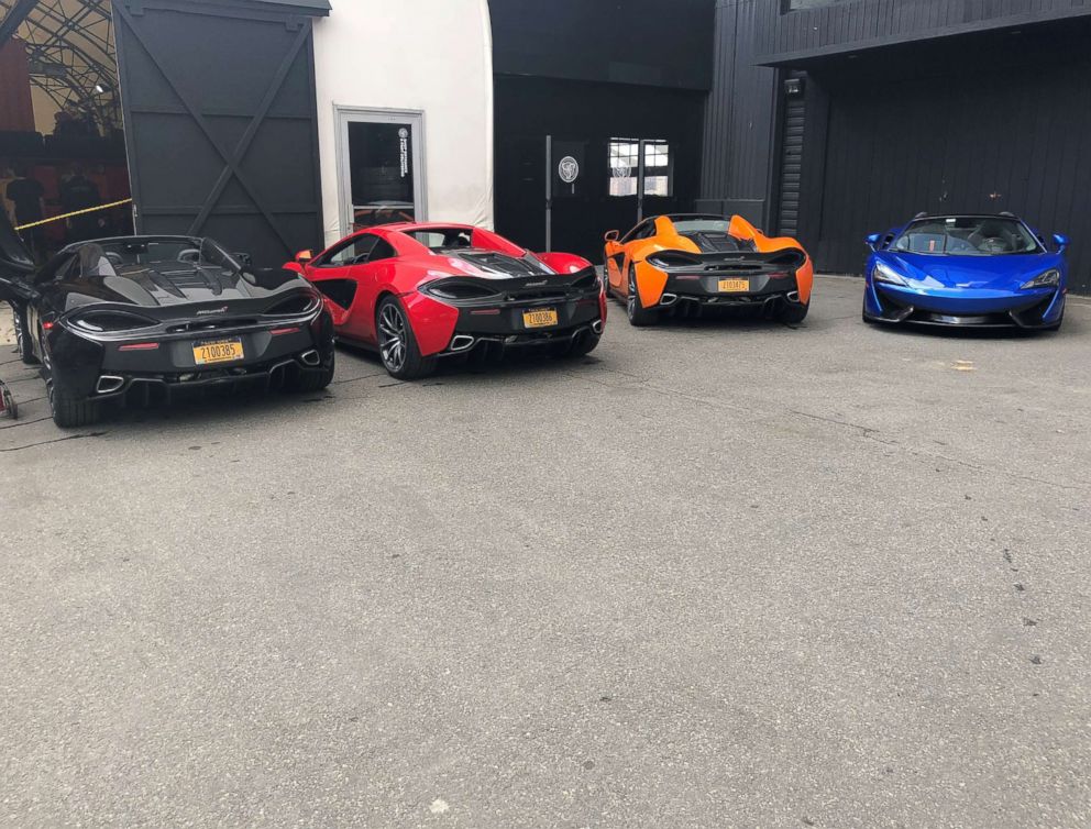 PHOTO: Four McLaren 570S Spiders in New York, May 23, 2018.