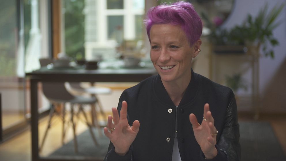 PHOTO: U.S. women's soccer star Megan Rapinoe said she uses CBD not just for pain but also for dealing with the stress of competing. 